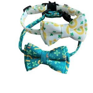 Lot of 2 Cat or Dog St. Patrick Collars NWT
